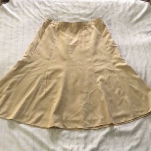 Tan Skirt by Tradition SZ18W Fully Lined